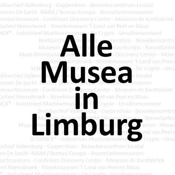 Alle musea in Limburg